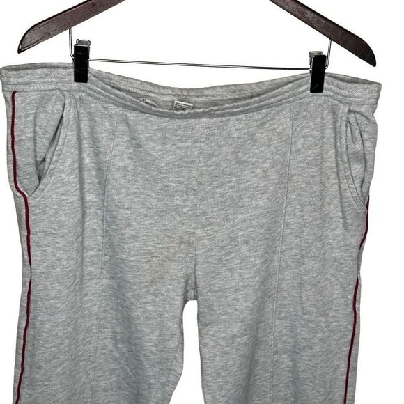 Christian Dior Monsieur Sweatpants Gray Vintage Track Knit Red Stripe XL - Picture 2 of 8